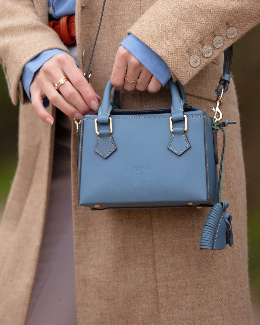 Mimi Box Bag Cobalt