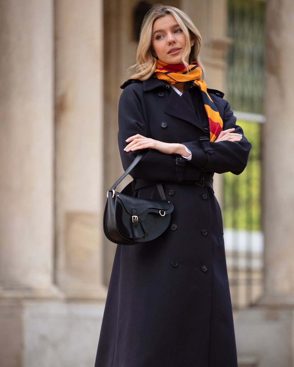 Navy Pelisse Coat