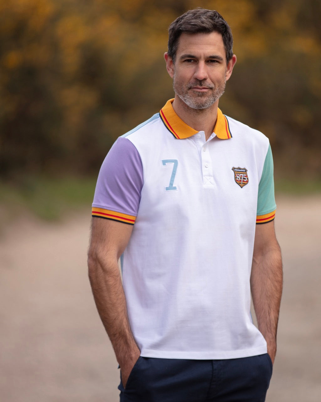 Multi Coloured 7 Polo