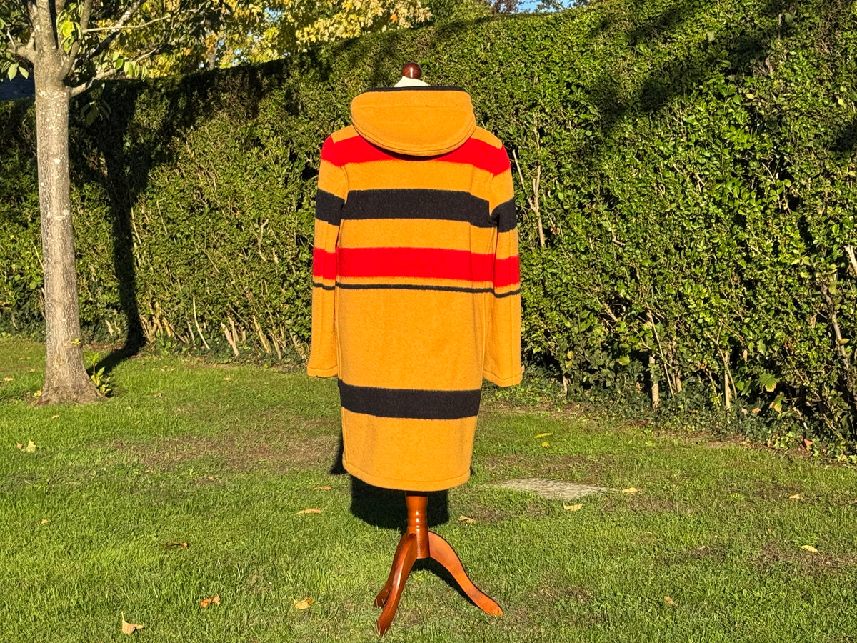 Duffle Coat Ladies Stripe Outside