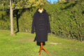 Duffle Coat Ladies Navy Outside