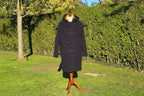 Duffle Coat Ladies Navy Outside