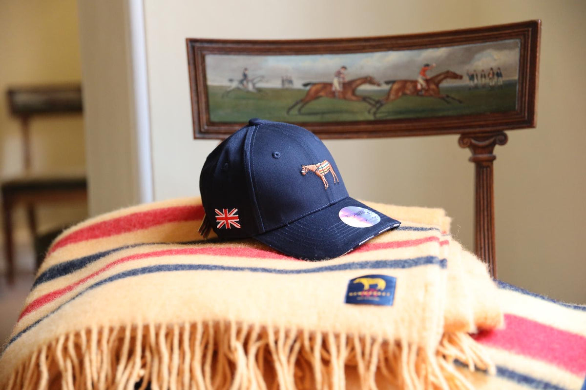 Cap Navy Horse with Union Jack