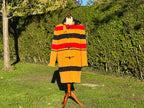 Duffle Coat Ladies Stripe Outside