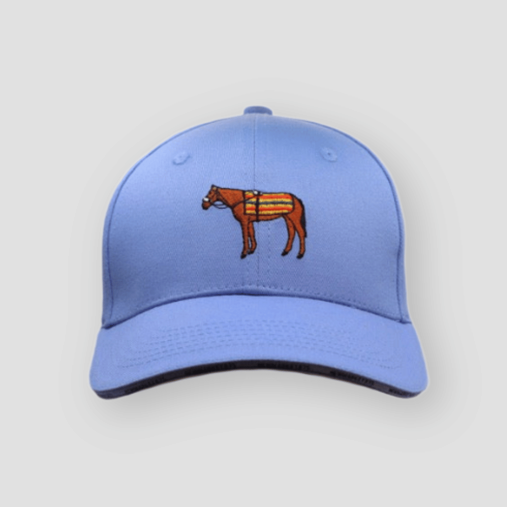 Cap Sky Blue with Newmarket Stripe
