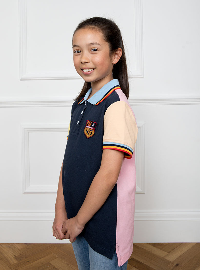 Children's Multi Coloured Navy Polo