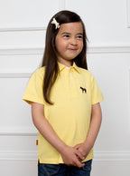 Children's Plain Lemon Polo Shirt