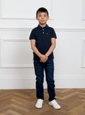 Children's Plain Navy Polo Shirt