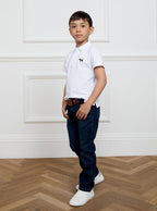 Children's Plain White Polo Shirt