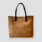 Eleanor Suede Beige Bag