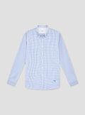 Sky Blue Gingham Check Shirt