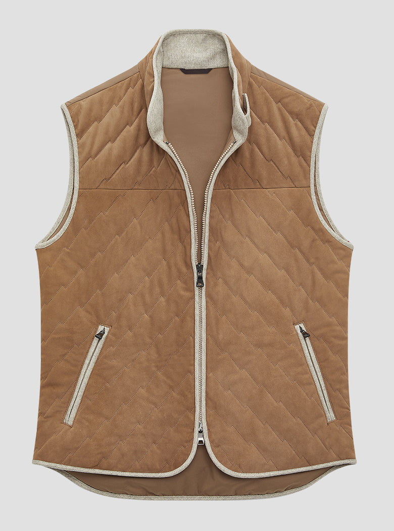 Gilet Newmarket Horseware Taille 10/12 - Crème Et Marron - Occasion