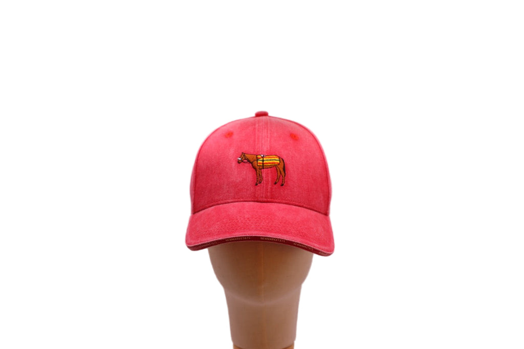 Cap Red Washed