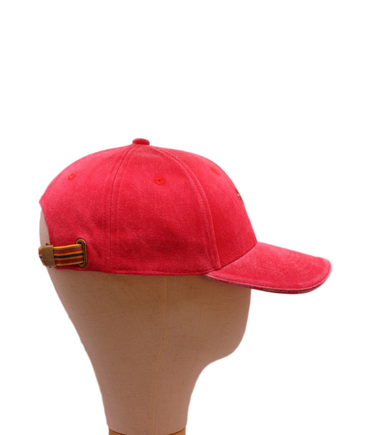 Cap Red Washed