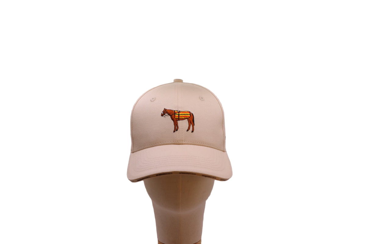 Cap Cream Horse with Union Jack