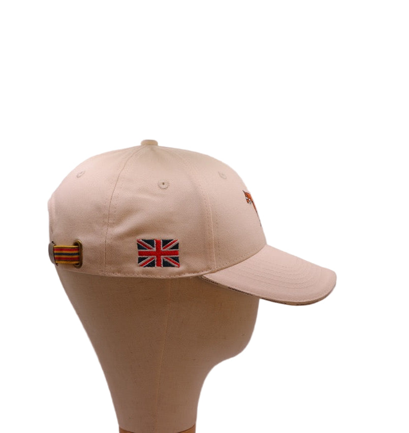 Cap Cream Horse with Union Jack