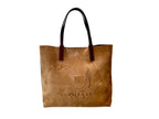 Eleanor Suede Beige Bag