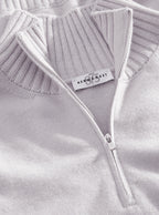 Ice Felted Cashmere 1/4 Zip Knit