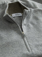 Grey Cashmere 1/4 Zip