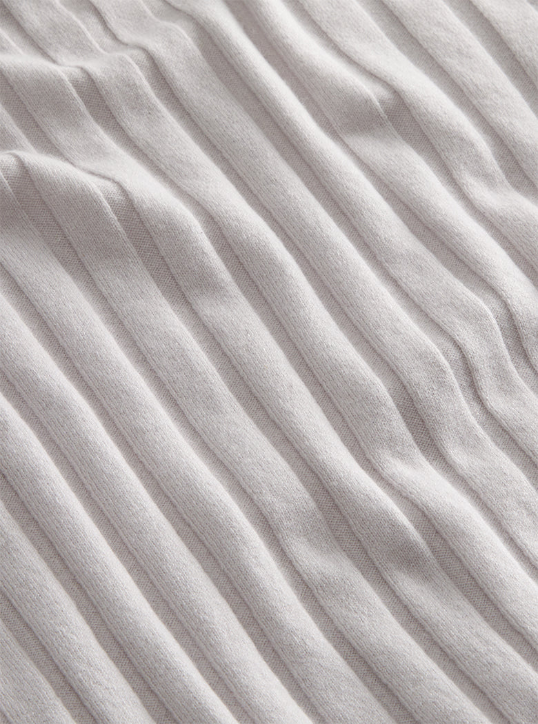 Ice Double Rib Round Neck Knit