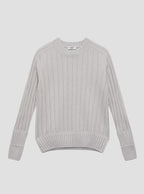 Ice Double Rib Round Neck Knit