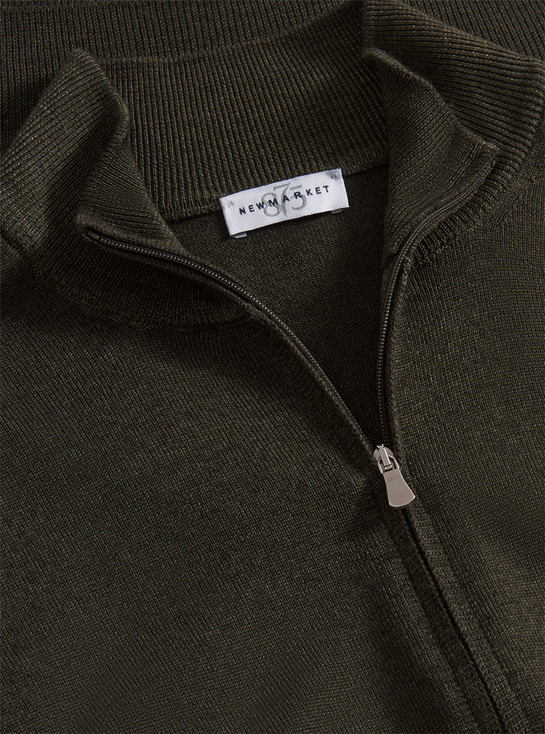 Forest Green Full Zip Long Sleeve