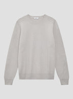 Ice Ribbed Crew Neck Knit