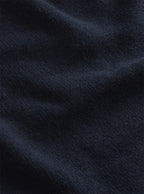 Navy Funnel Neck Knit