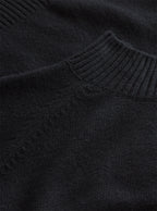 Black Turtleneck Cashmere Knit