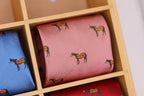 Pink Jacquard Silk Tie