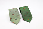 Light Green Jacquard Silk Tie