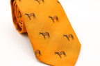 Newmarket Gold Jacquard Silk Tie