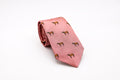 Pink Jacquard Silk Tie
