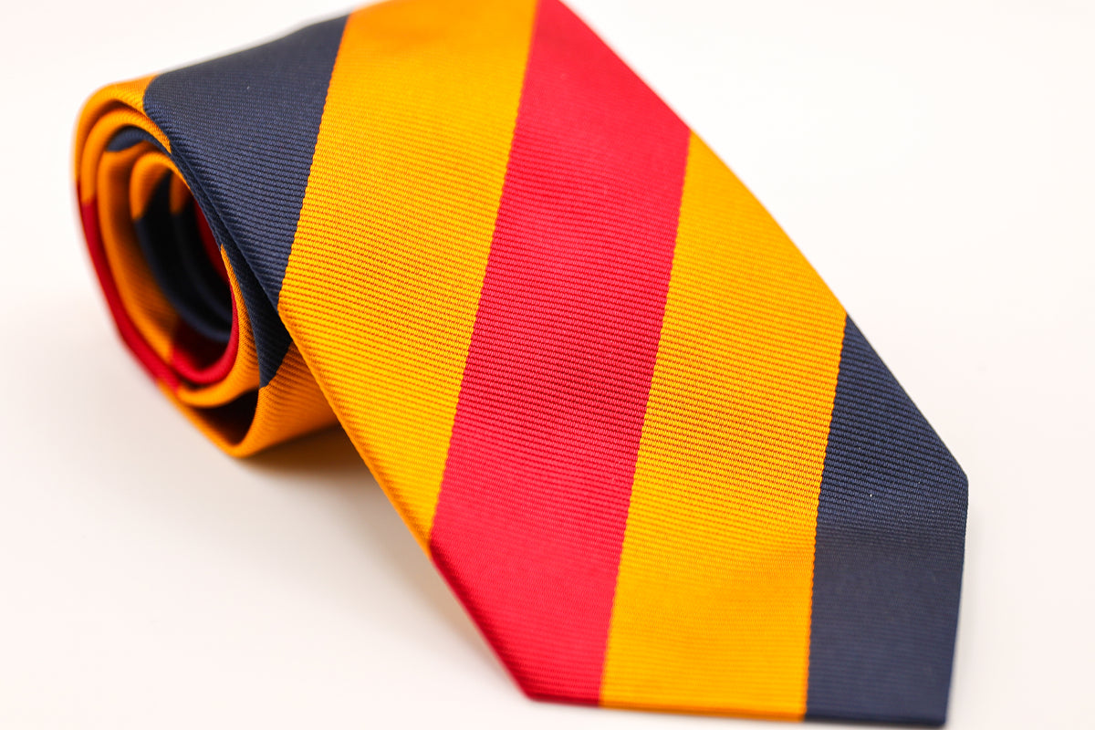 Newmarket Stripe Jacquard Silk Tie