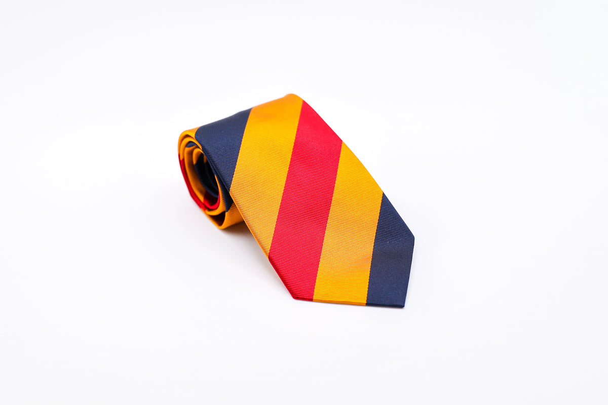 Newmarket Stripe Jacquard Silk Tie