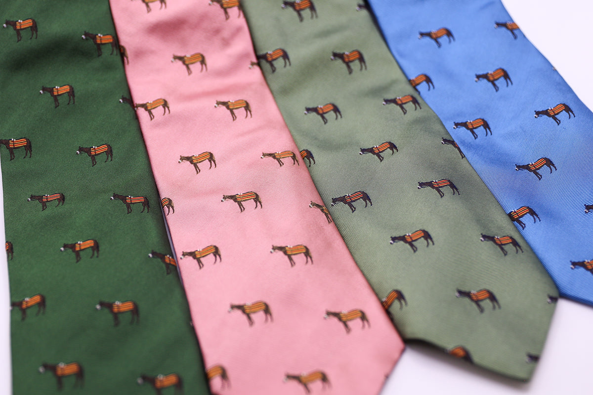 Sky Jacquard Silk Tie