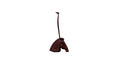 Horse Charm Burgundy