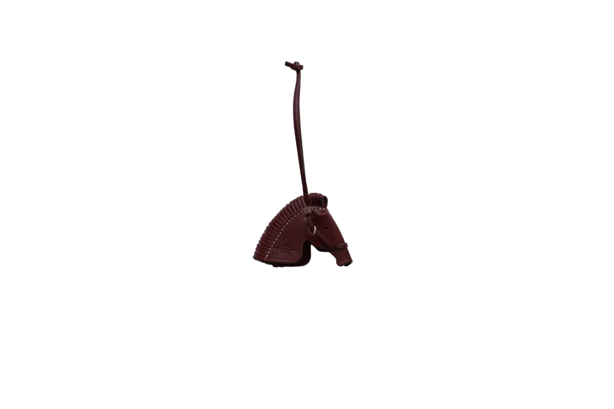 Horse Charm Burgundy