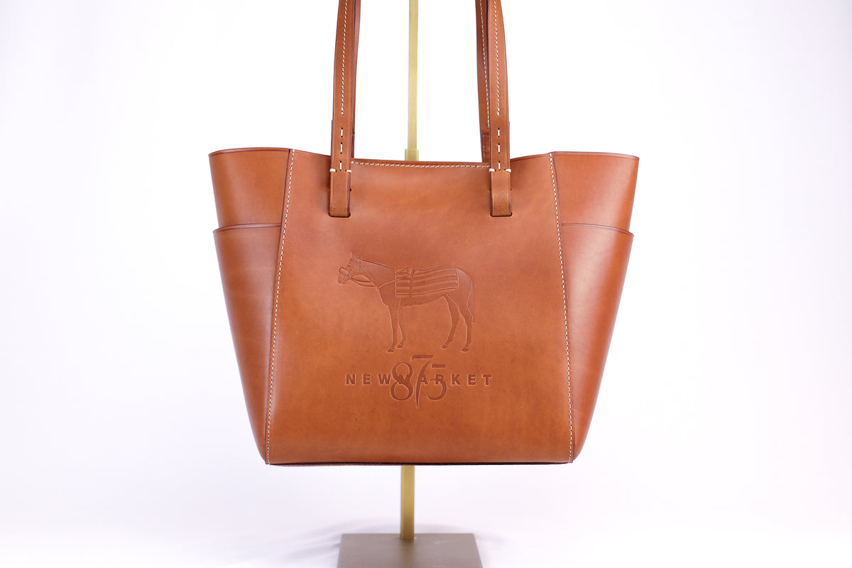 Midi Portia Leather Tote Bag