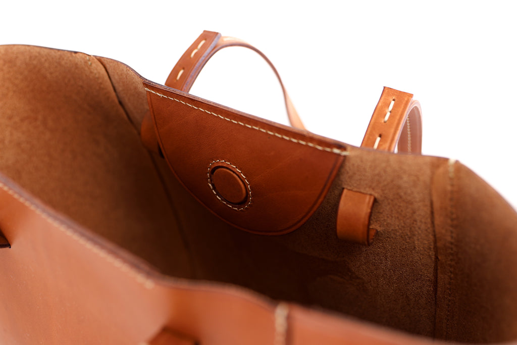 Midi Portia Leather Tote Bag