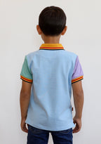 Children's Multi Coloured White Polo