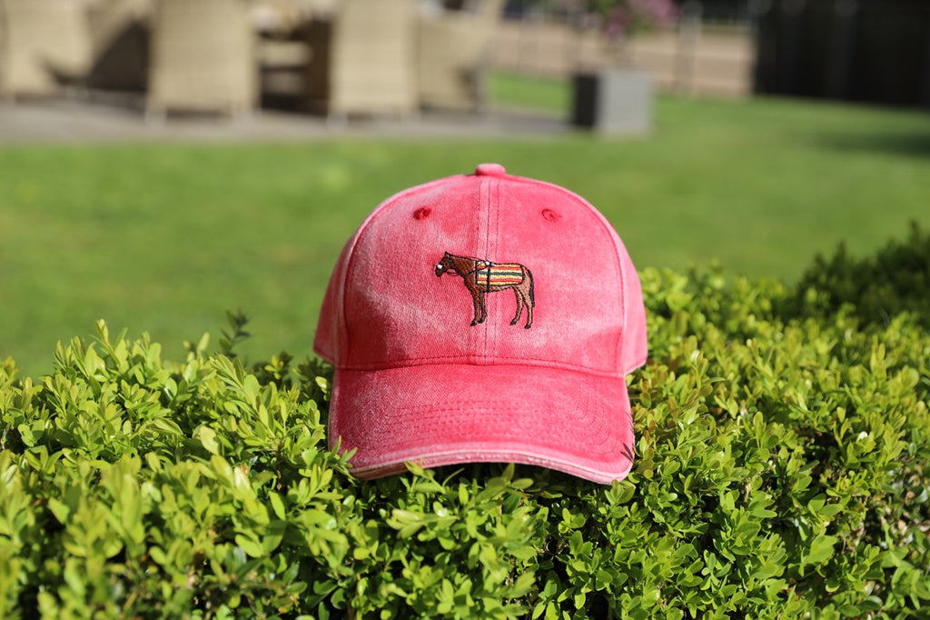 Cap Red Washed
