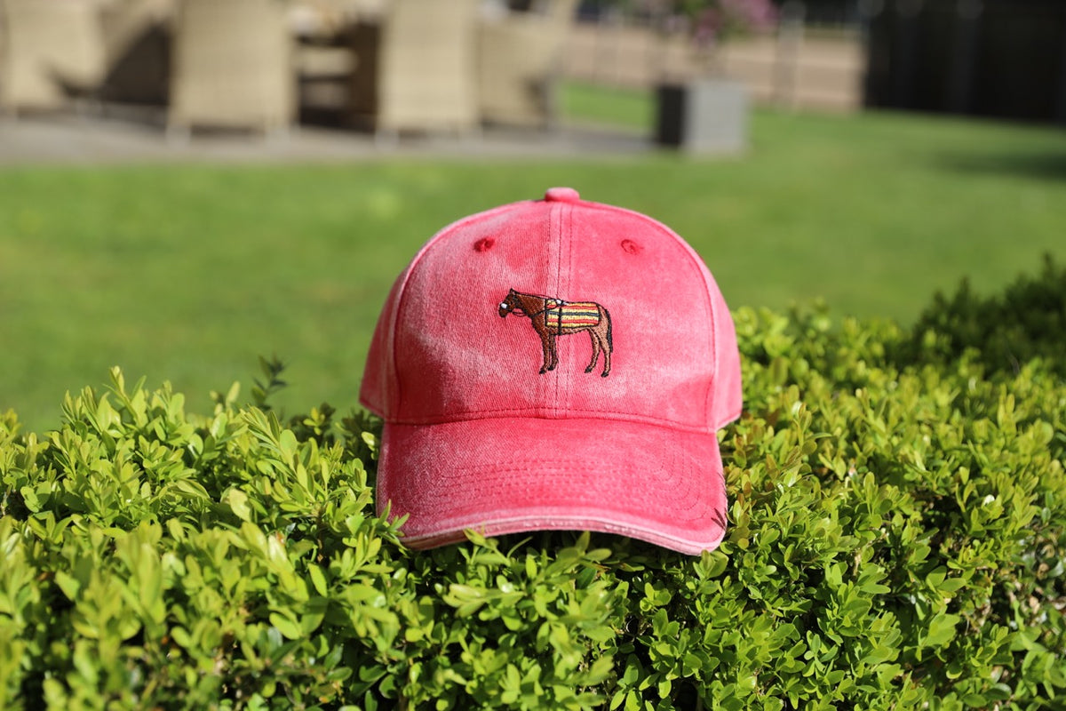 Cap Red Washed
