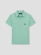 Fitted Plain Avocado Polo