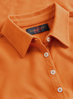 Fitted Plain Gold Polo
