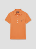 Fitted Plain Gold Polo