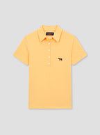 Fitted Plain Lemon Polo