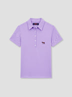 Fitted Plain Lilac Polo