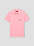 Fitted Plain Pink Polo