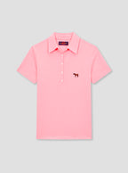 Fitted Plain Pink Polo